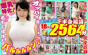 【ゴールデン福袋】爆乳特化!着衣も裸体もバルルルルン♪オッパイ揺らして働く麗しの女達!下半身福袋18作品2564分